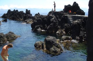 São Jorge zwemmen - swimming